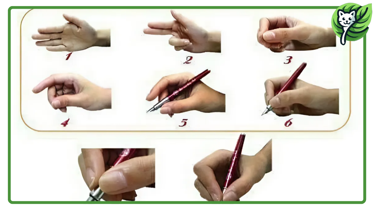 Cách cầm bút đúng để viết nhanh, viết đẹp